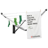 Brabantia wall-mounted clothes airer 24m, imported from the UK