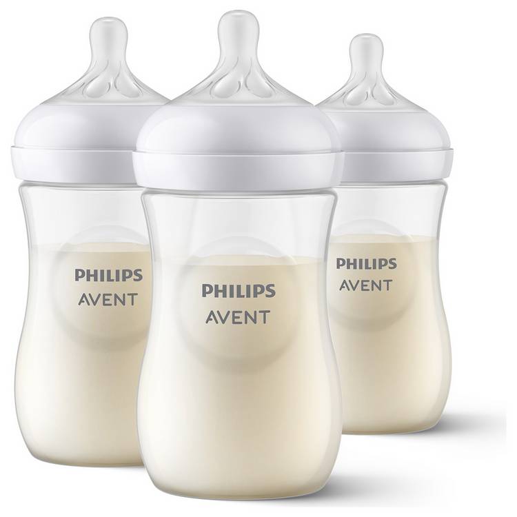 Philips Avent natural response baby bottles 3pk 260ml - British product