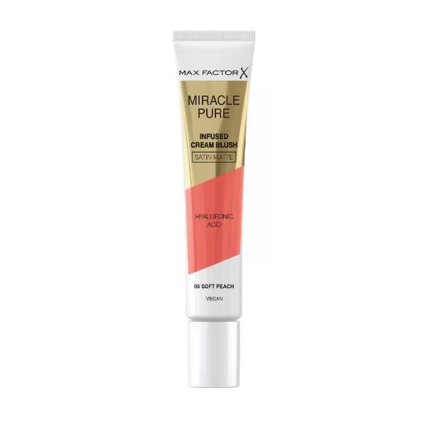 Max Factor Miracle Pure Blush Soft Peach, imported from the UK