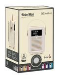 VQ retro DAB radio light grey, imported from the UK