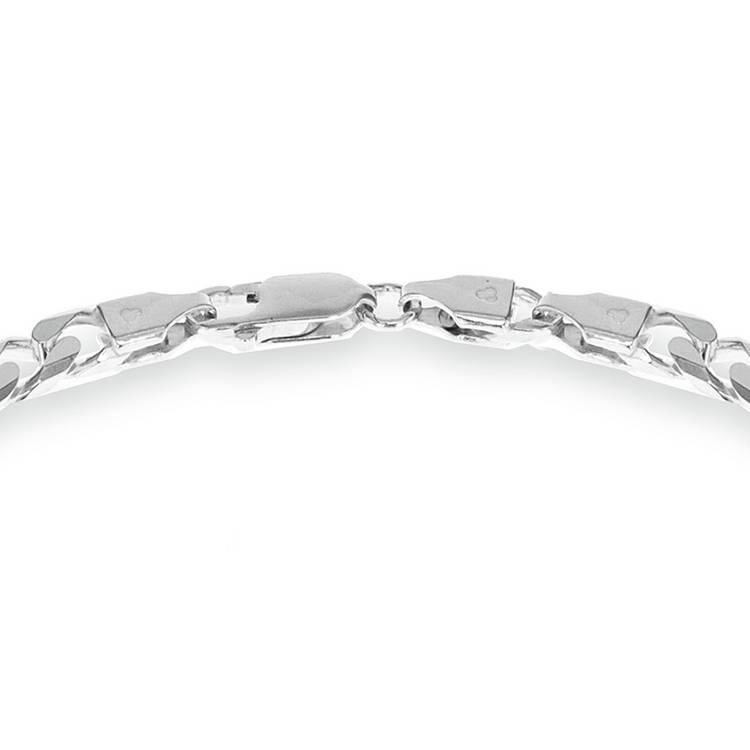 Revere sterling silver personalised ID bracelet 20cm, UK version