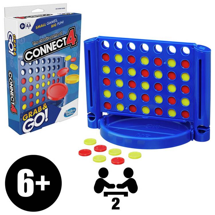 Hasbro Connect 4 Grab and Go game, UK version