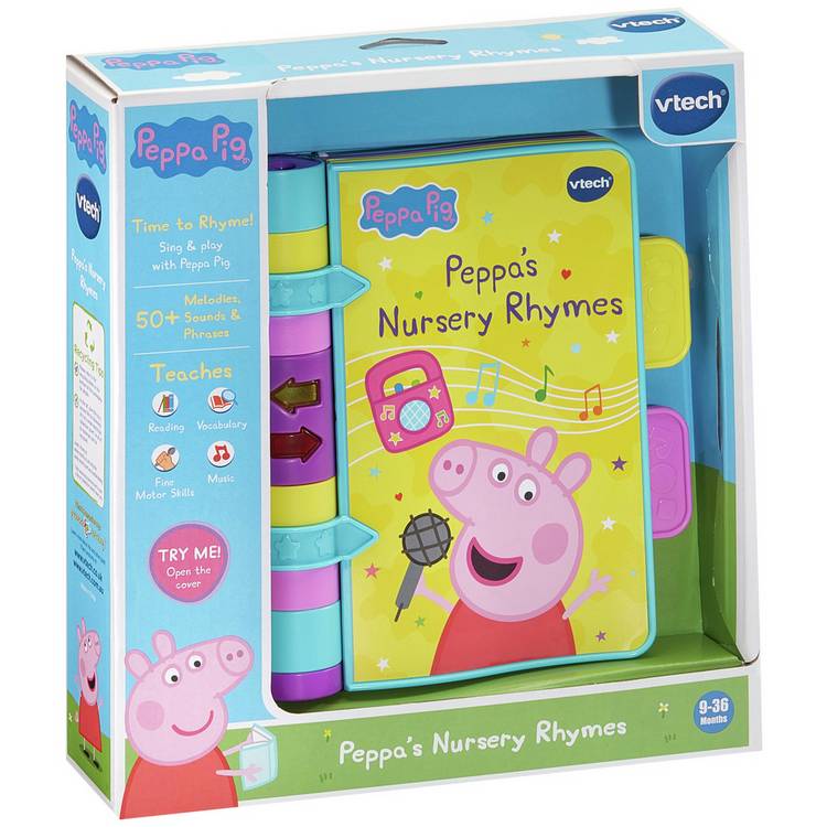 Vtech Peppa Pig Nursery Rhymes book, UK version