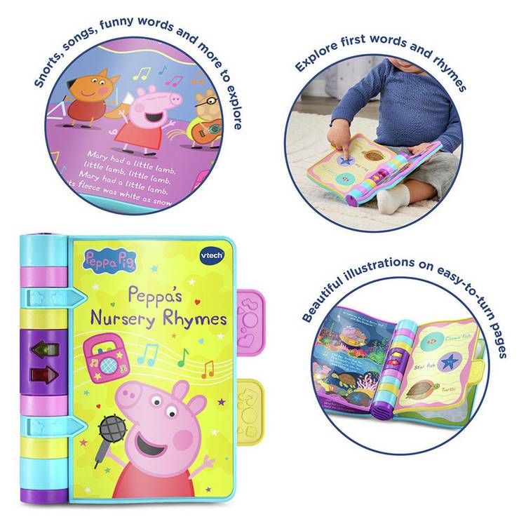 Vtech Peppa Pig Nursery Rhymes book, UK version