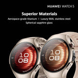 HUAWEI Watch 5 42mm smart watch in beige - British product