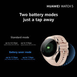 HUAWEI Watch 5 42mm smart watch in beige - British product