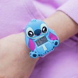 Disney Stitch pink butterfly slap watch for kids, imported from the UK