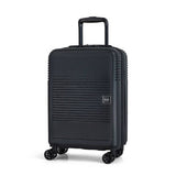Rock small hard suitcase black 8 spinner wheels UK version