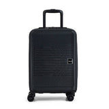 Rock small hard suitcase black 8 spinner wheels UK version