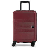 Rock suitcase burgundy 8 wheel small - British brand