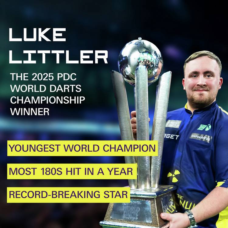 Target Luke Littler World Champion Edition K-Flex No2 dart flights, imported from the UK
