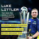 Target Luke Littler World Champion Edition K-Flex No2 dart flights, imported from the UK