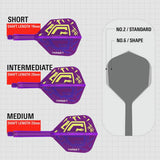 Target Luke Littler World Champion Edition K-Flex No2 dart flights, imported from the UK