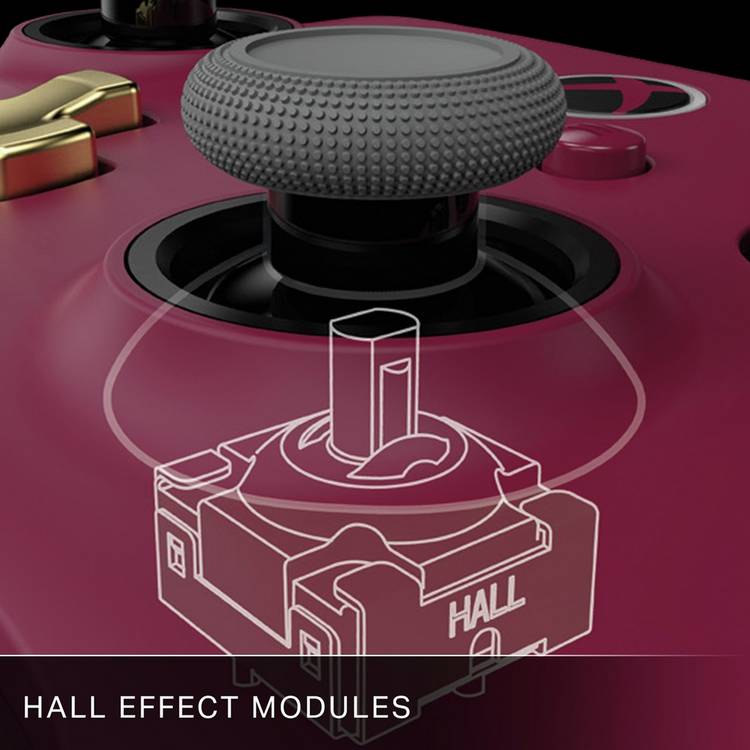 PowerA Advantage+ Xbox wired controller Ruby - British product