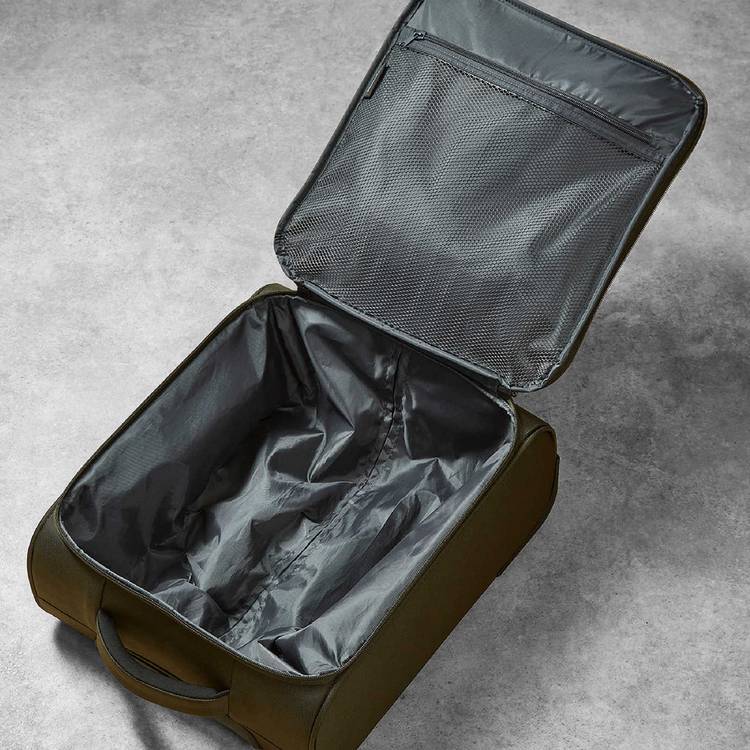Rock soft-shell suitcase small green (British brand)