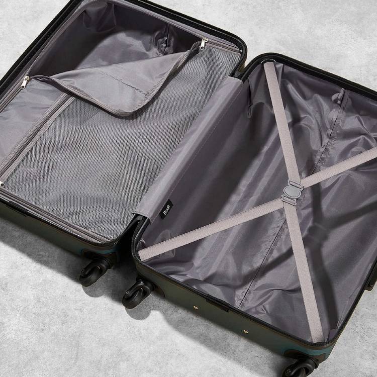 Rock hard suitcase small teal 55cm, imported from the UK