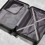 Rock hard suitcase small teal 55cm, imported from the UK