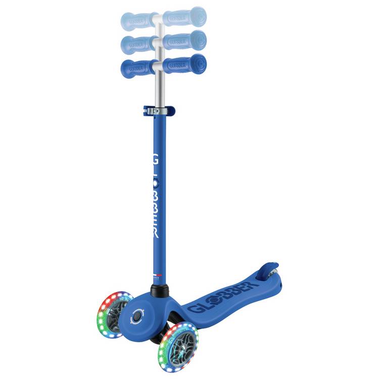 Globber Go Up Sporty Lights 360 ride-on navy blue - British product
