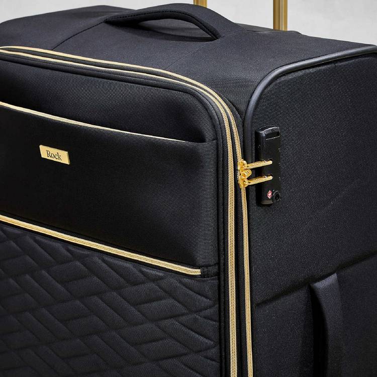 Rock small soft suitcase with 8 wheels, imported from the UK