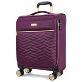 Argos Rock 8 Wheel Soft Suitcase Small Purple- Buy online at McGrocer