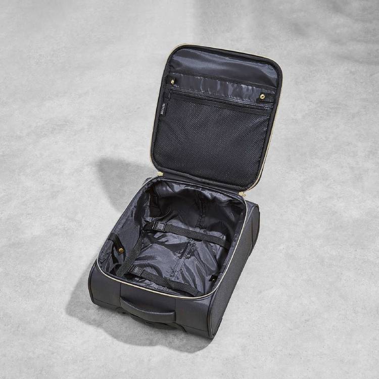 Rock underseat suitcase small black (British brand)