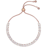 Argos Ted Baker Melrah Adjustable Tennis Bracelet Rose Gold Plated Crystals 210cm- Buy online at McGrocer