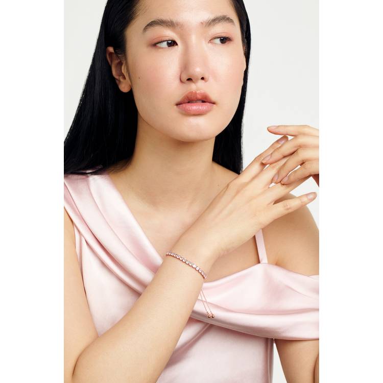 Ted Baker rose gold plated crystals adjustable bracelet - British product