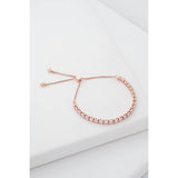 Ted Baker rose gold plated crystals adjustable bracelet - British product