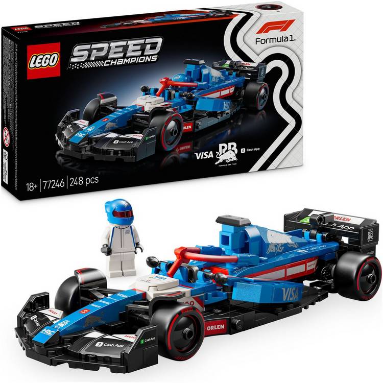 LEGO Speed Champions VCARB 01 F1 car building set, UK version