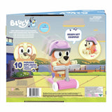 Bluey Bingo Chat Mates figure with scooter, UK version
