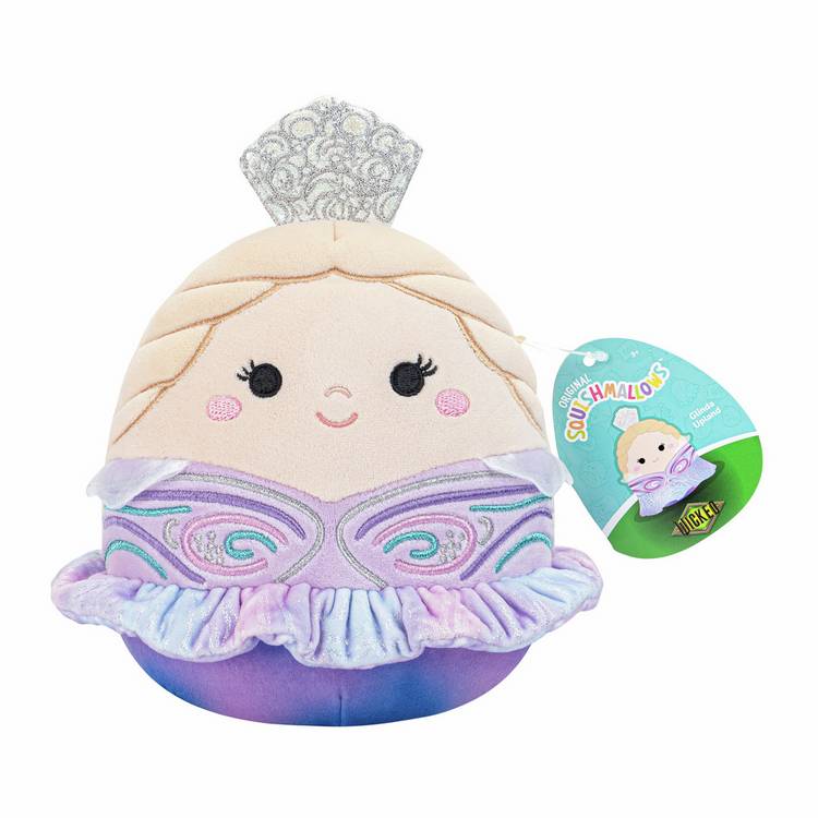 Squishmallows Wicked Glinda soft toy 8 inch, UK version