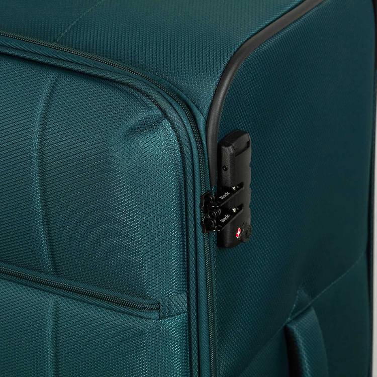 Rock Tokyo soft suitcase small green 34L, UK version
