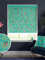 Next Sara Miller Green Birds Made to Measure Roller Blind- Buy online at McGrocer