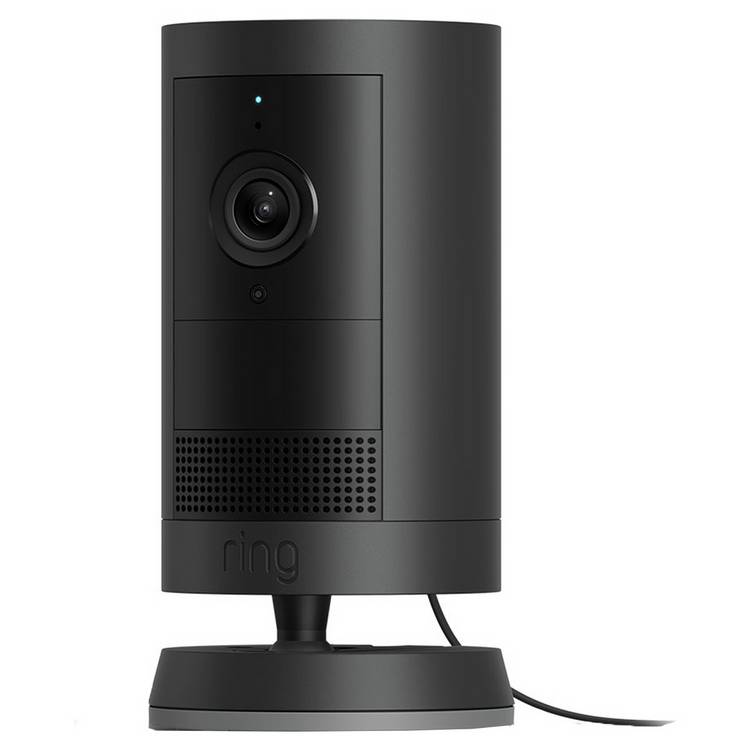 Ring Outdoor Camera Plus 2K black security camera, imported from the UK