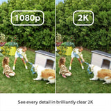 Ring outdoor security camera Plug-In 2K (British brand)