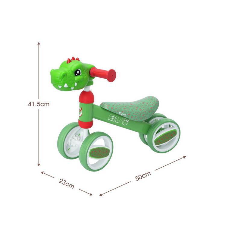 EVO Dino Bobble Bike toddler balance bike, imported from the UK