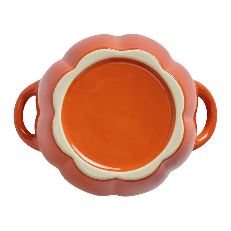 Argos Home pumpkin casserole dish orange 2.1 litre - British product
