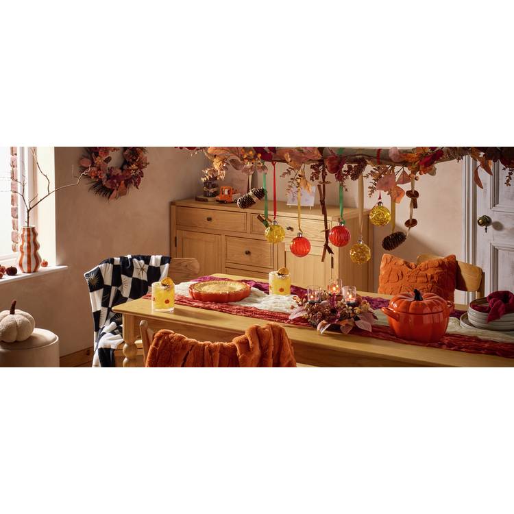 Argos Home pumpkin casserole dish orange 2.1 litre - British product