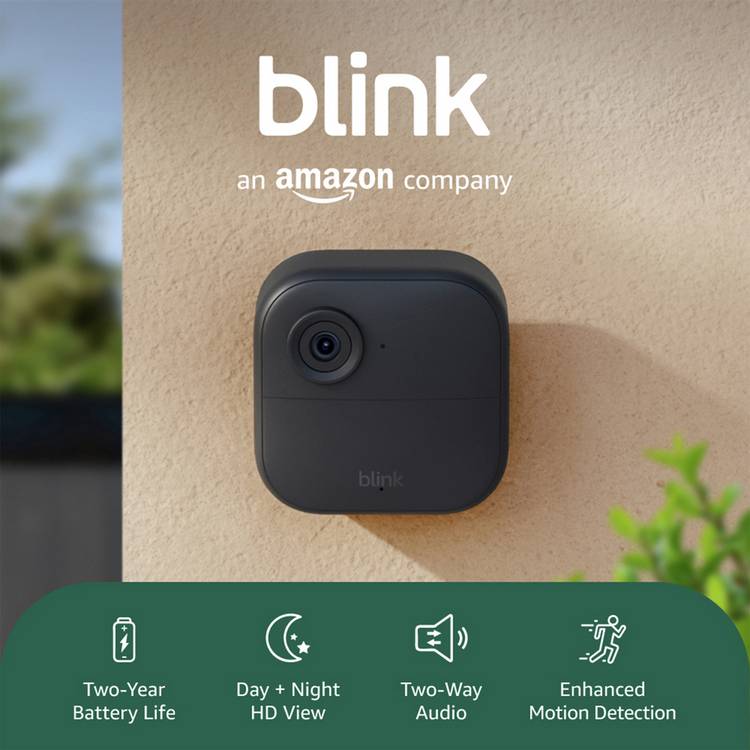 Blink Outdoor 4 HD smart security camera two-pack (British brand)