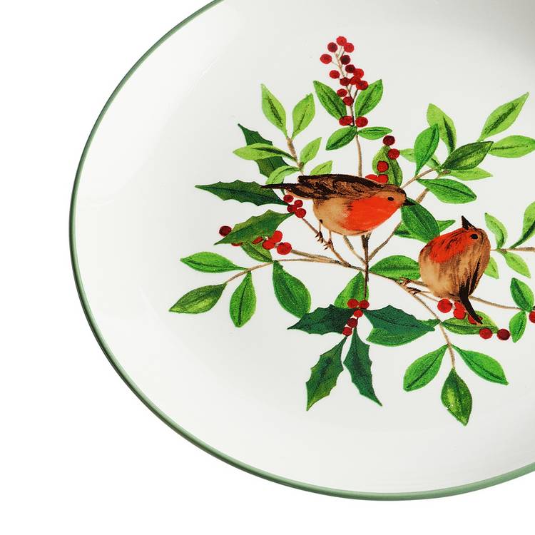 Argos Home Robin green stoneware side plate set, UK version