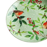 Argos Home Robin green stoneware side plate set, UK version