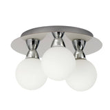 Argos Home Yuko chrome flush ceiling light - British product