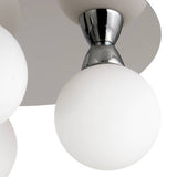Argos Home Yuko chrome flush ceiling light - British product
