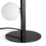 Habitat Misil table lamp black and opal H45cm W22cm (British brand)