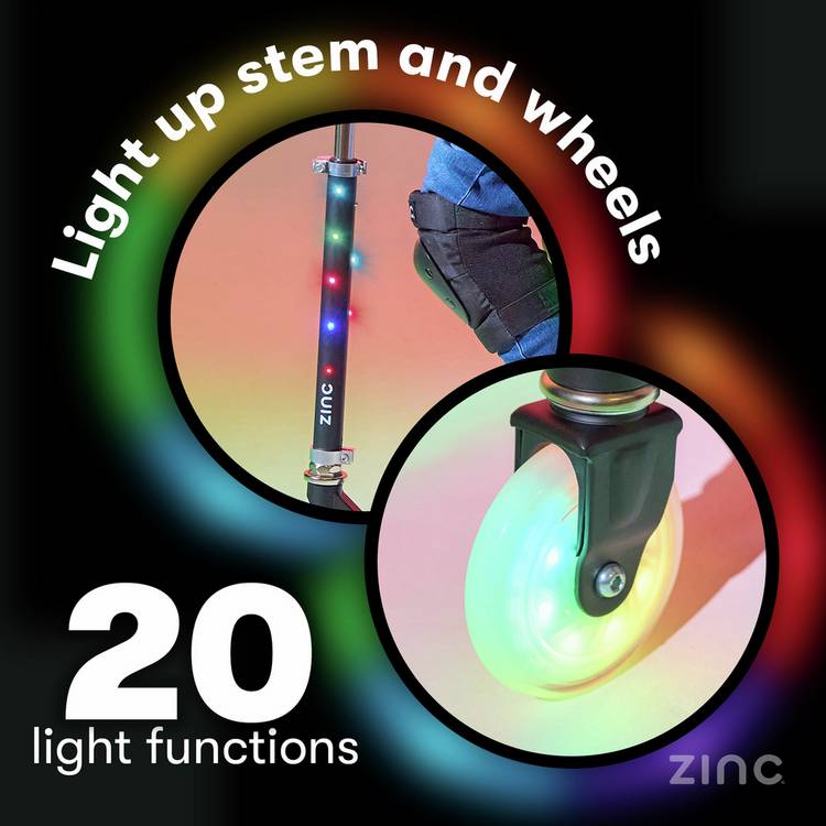 Zinc Moonwheel folding children's scooter - British product