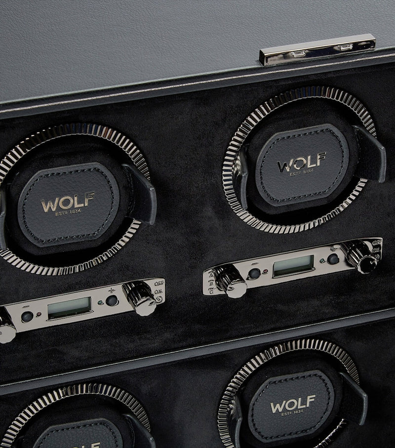 WOLF British Racing 6-piece watch winder (British brand)