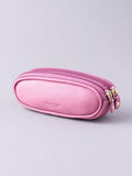 Lakeland Leather mauve double glasses case (British brand)