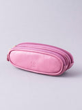 Lakeland Leather mauve double glasses case (British brand)