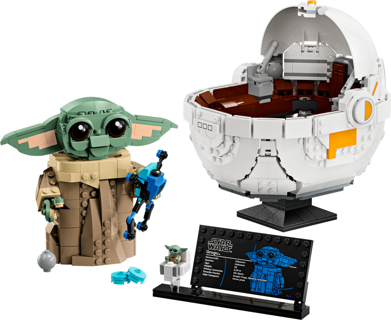 LEGO Star Wars Grogu Hover Pram Building Set - British product