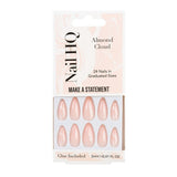 Nail HQ almond false nails cloud 24 pieces imported from the UK